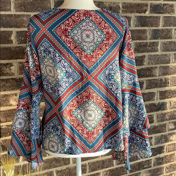 NWT Altar’d State Button Down front tie Top - Picture 4 of 8